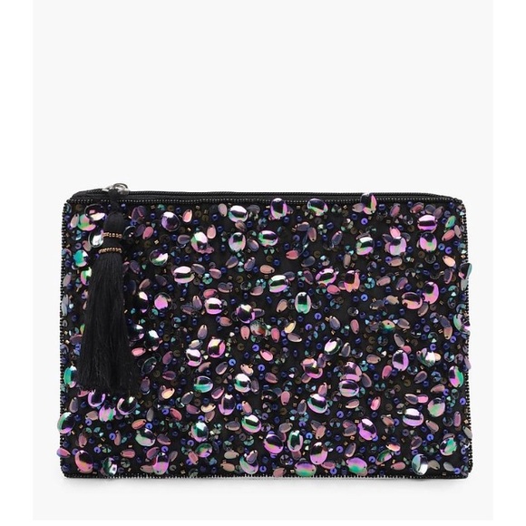 Boohoo Handbags - ✨Holographic sequin zip bag